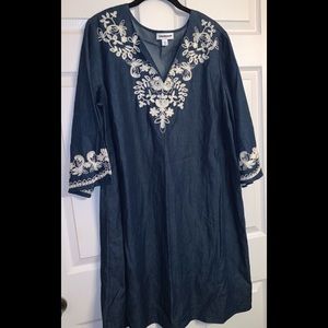NWOT chambray dress